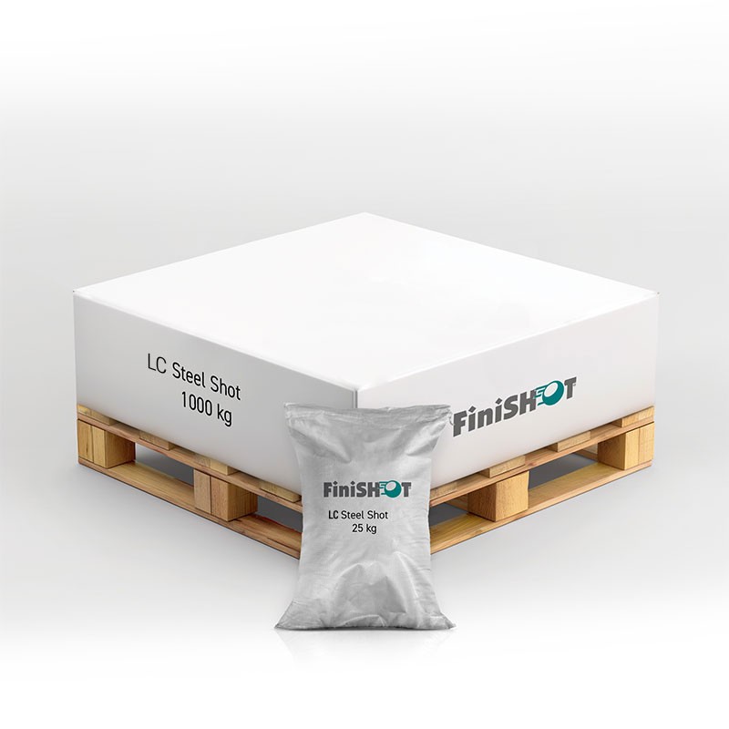 Granalla de acero bajo carbono esferica FiniSHOT LC